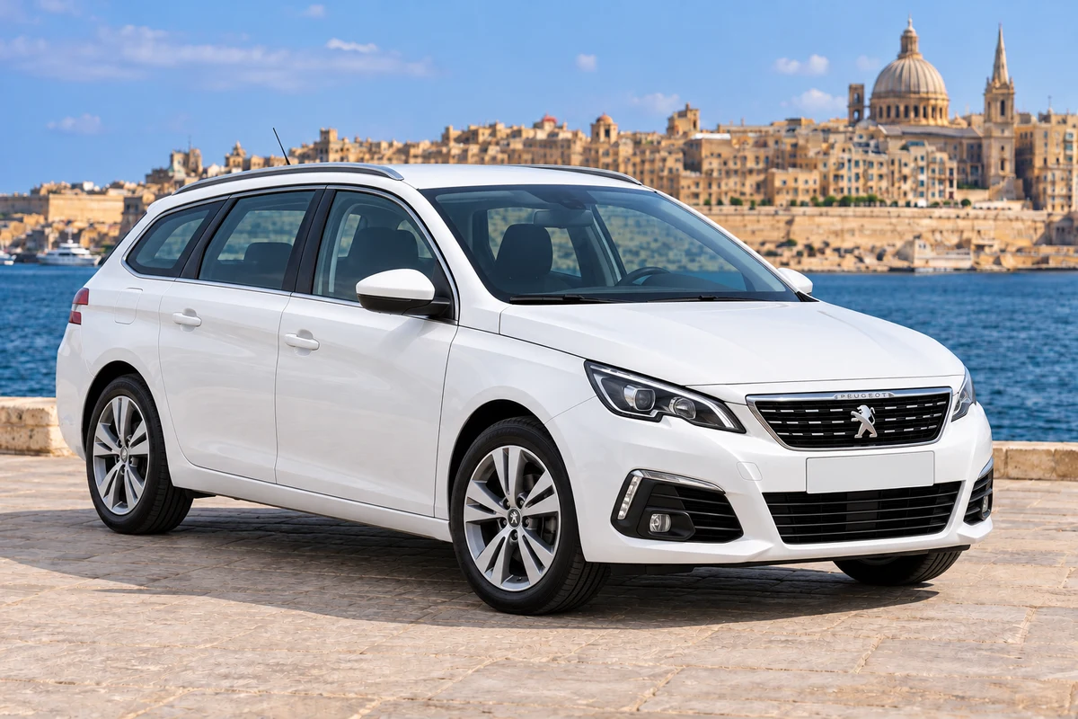 White Peugeot 308 Estate Automatic