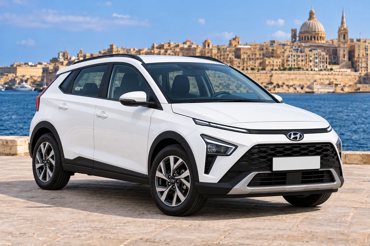 White Hyundai Bayon