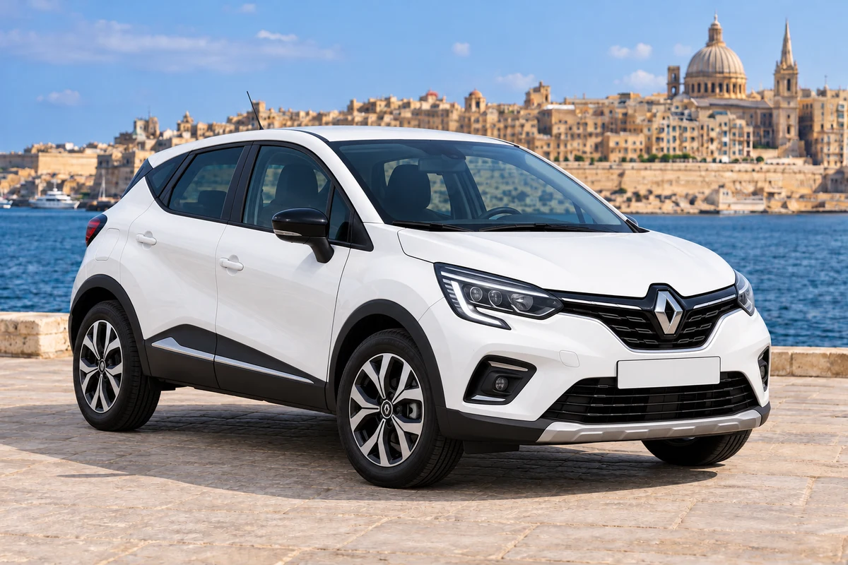 White Renault Captur
