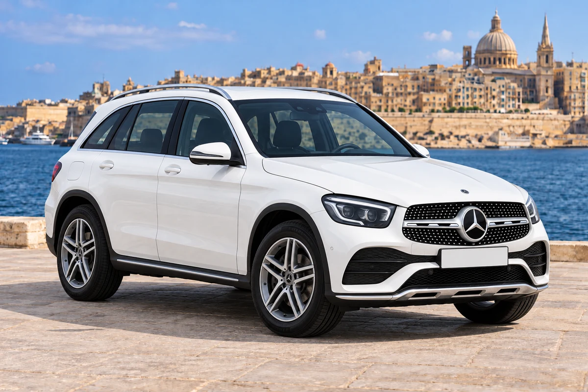 White Mercedes-Benz GLC