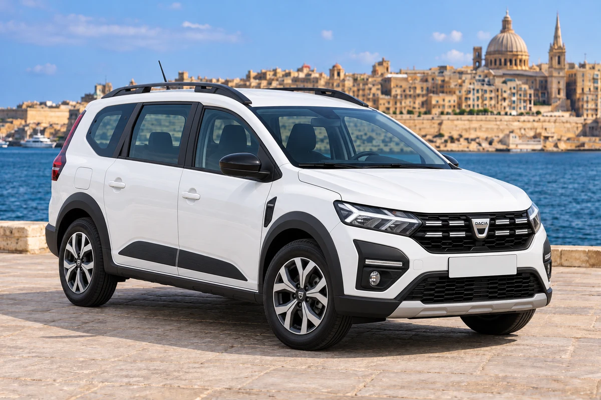 White Dacia Jogger 5+2