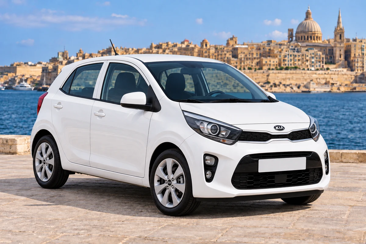 White Kia Picanto